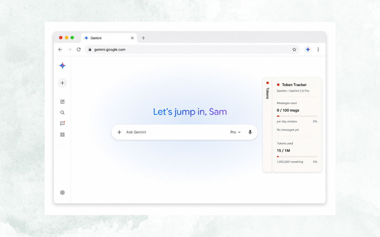 Token Tracker on Gemini